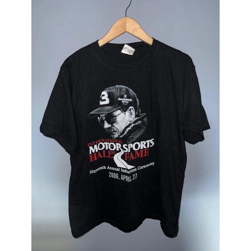Chase Authentics Dale Earnhardt Motor Sports Hall of Fame 2006 T-Shirt Large